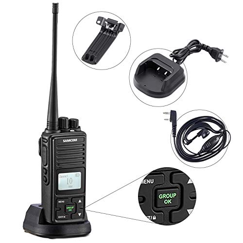 SAMCOM FPCN10A Two Way Radio Rechargeable 3000mAh Battery Business UHF Handheld Ham Walkie