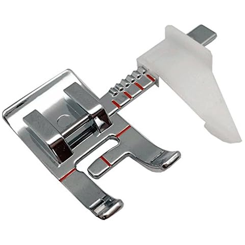 Adjustable Guide Sewing Machine Presser Foot Fits for Low Shank Domestic Sewing Machine. Snapping On Brother, Babylock, Singer, Janome, Juki, New Home Cover