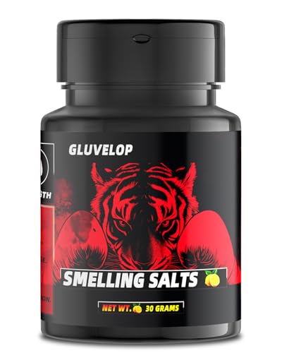 Gluvelop Smelling Salts for Athletes, Instant Energy, Salts for Athletes
