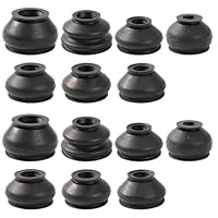 14x Universal-Staubschutzkappe Traggelenk Spurstangenkopf Gummimanschette für Kugelkopf Kreuzgelenke Spurstange und Kugelgelenk Gelenkmanschette Spurstangenkugelgelenk für Auto & Motorrad