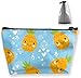 Produktbild Seamless-Pineapple Makeup Bag Large Toiletry Bag Travel Makeup Bags with Zippered