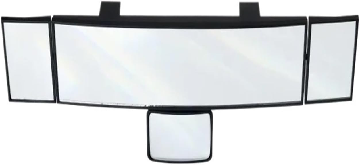 Adjustable Wide-View Rearview Mirror in The Car Wide Angle Panoramic Assisting Interior Clip On Convex Rear View Mirror Car