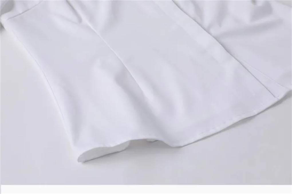 HEYDHSDC Camisa de manga larga para mujer, color azul, para oficina, negocios, formal, cuello de lazo, para trabajo