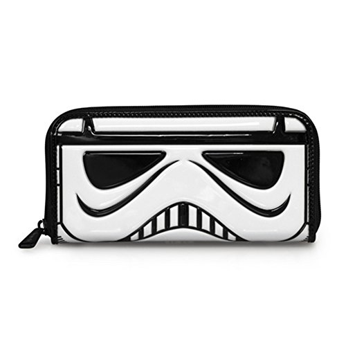 Loungefly x Star Wars Stormtrooper Patent Face Wallet,White,Large