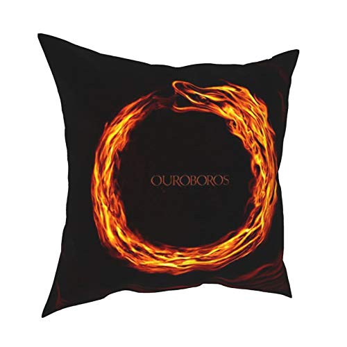 ウロボロス ピローケース 抱き枕カバー クッションカバー 枕カバー 上品 座布団カバー 腰枕 座面クッション 四季 家庭用 ホテル用 オフィス用 車用 装飾