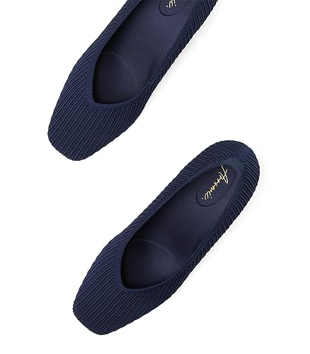 Arromic Wedge Pumps for Women Wide Square Toe Low Wedge Heel Shoes V-Cut Closed Toe Wedges Dress Shoes for Women Work Office Casual Daily Dressy 2 inch3