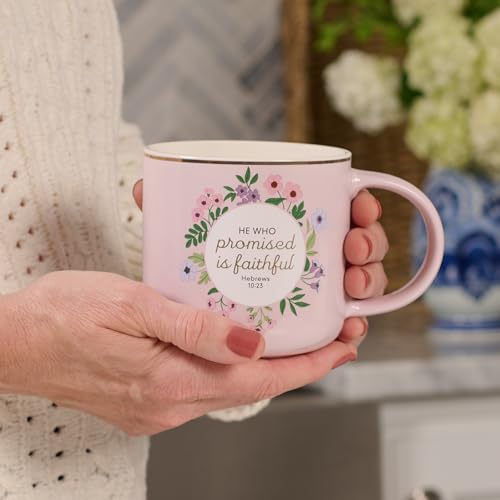 Image of Christian Art Gifts Inspirational Scripture Ceramic Coffee Mug for Women