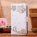 IPhone 6 Plus Case,Luxury 3D Bling Iphone 6 Plus [5.5] Crystal Rhinestone Wallet Leather Purse Flip Card Pouch Stand Cover Case + Bonus Hundromi Logo Stylus(silver crown)