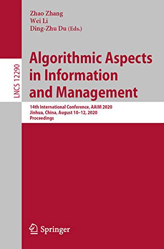 Buy Algorithmic Aspects in Information and Management — BookShops.in