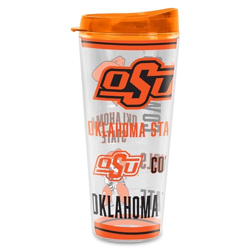 Image of Rico Industries NCAA College Double Wall Mayhem 16oz Or 20oz Tritan Tumbler W Lid