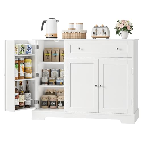 HOSTACK Buffet Cabinet with Storage, Modern...