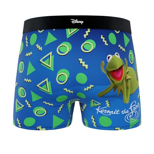 CRAZYBOXER Men's Underwear The Muppet Show Distortion-free Resistant Boxer Brief Soft (3 PACK)3