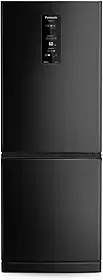 Geladeira Panasonic BB64 Black Inox Inverse Frost Free 460L Inverter A+++ - NR-BB64PV1B 127V