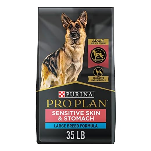 Purina Pro Plan Sensitive Stomach and Stomach Large Breed Dog Food, Salmon Formula - 35 lb. Bag