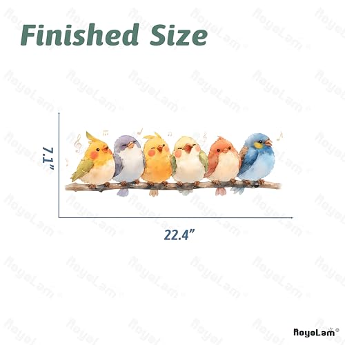 Vinilo decorativo Birds, impermeable y removible, 60x20 cm miniatura 5
