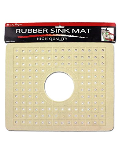 Rubber Kitchen Sink Protector Mat (12"x10")