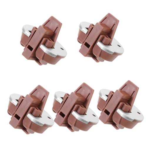 OUNONA 5 セットドレッサー用底付け引き出しレールストッパー 引き出し交換パーツ スムーズな動作維持 簡単取付 キッチン バニティ用修理キッ