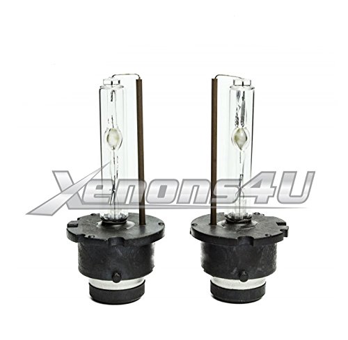 2x D2S 35W Xenon HID Headlight Replacement Light Lamps Bulbs - 4300K 6000K 8000K 10000K (8000K)