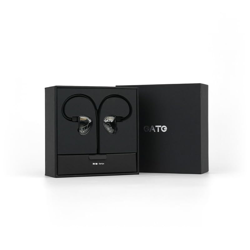 Image of Fanmusic TRUTHEAR GATE Cost-Effective Dynamic Driver in-Ear Headphone with 0.78 2Pin Cable (Black, no mic)