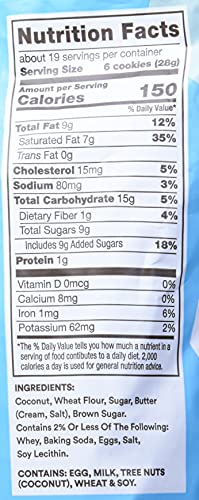 Thinster's Toasted Coconut Cookie (19 Oz) Pack of 2