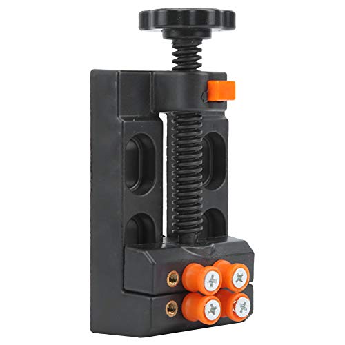 Torno de furadeira, torno de máquina faça você mesmo, braçadeira de entalhe plana de liga de alumíni