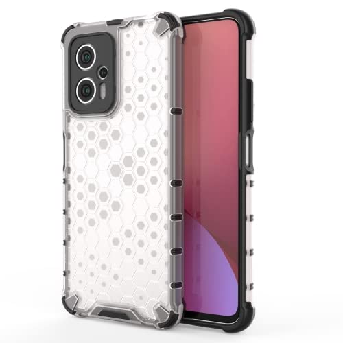 Image of Prime Retail Hard PC Back Case Cover for Redmi Mi K50i 5G Anti Slip Ultra Thin Shockproof Reinforced Corners (Transparent)