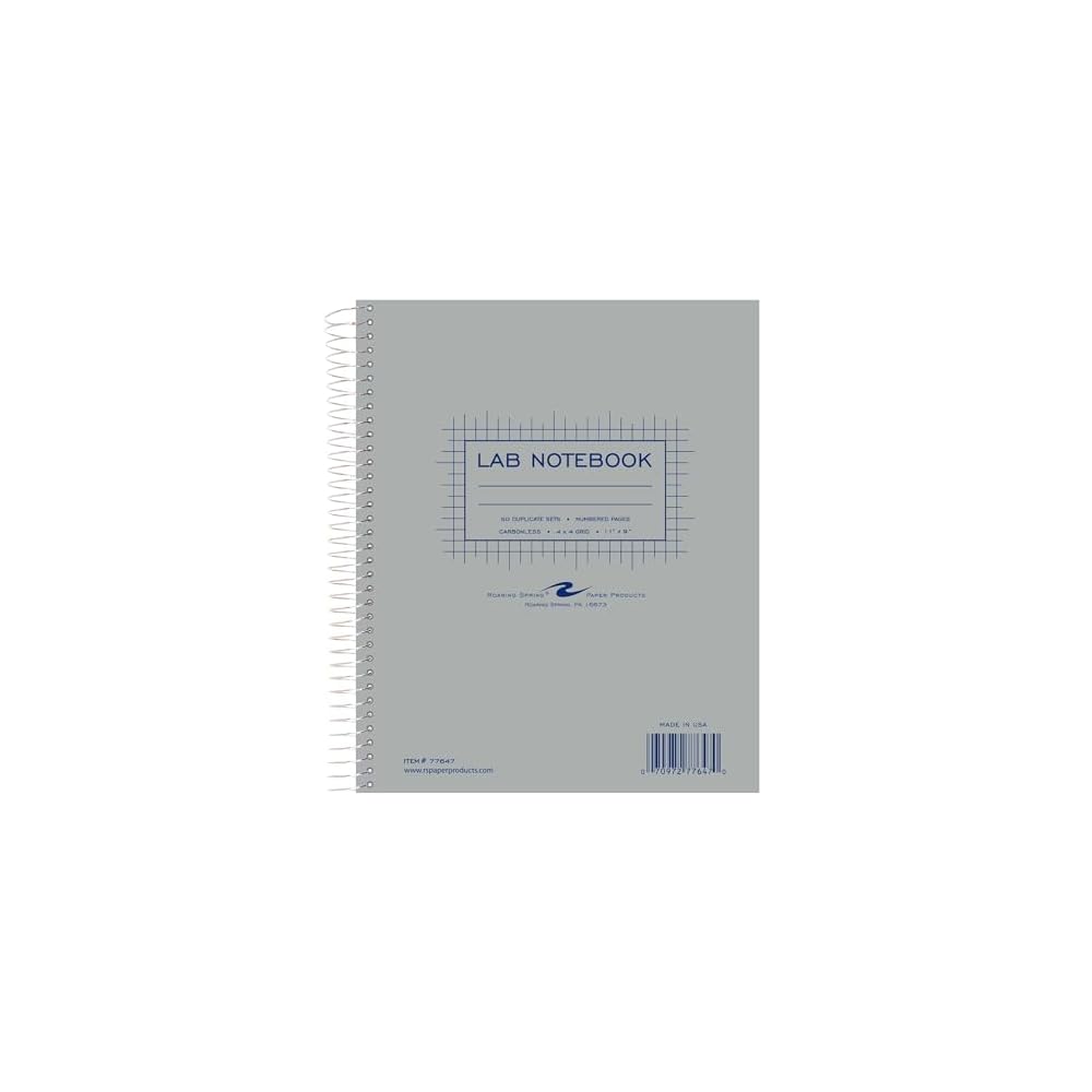 Roaring Spring Lab Notebook ROARING SPRING Science Lab Notebook, 4x4 Graph Macao | Ubuy