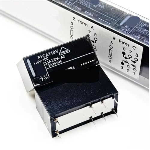 Relais F1CA110V 110VDC 5A avec 8 broches pour circuits électriques
