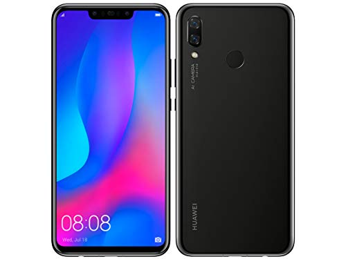 Amazon | HUAWEI nova3(ブラック) 4GB/128GB SIMフリー | HUAWEI