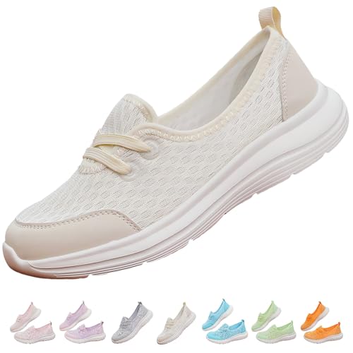Azdealy Orthopedic Shoes,Women's Soft Sole Mesh Comfort Orthopedic Shoes,Slip-on Walking Shoe with Arch Support