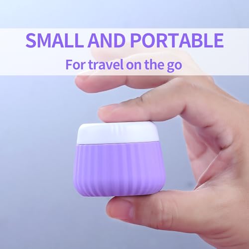 Gemice Travel Bottles for Toiletries 8 pcs Tsa Approved Travel Size Toiletries 90ml Travel Containers for Toiletries Silicone Cream Jars with Clear Bag Leak Proof Silicone Squeezable Travel Essentials - Image 6