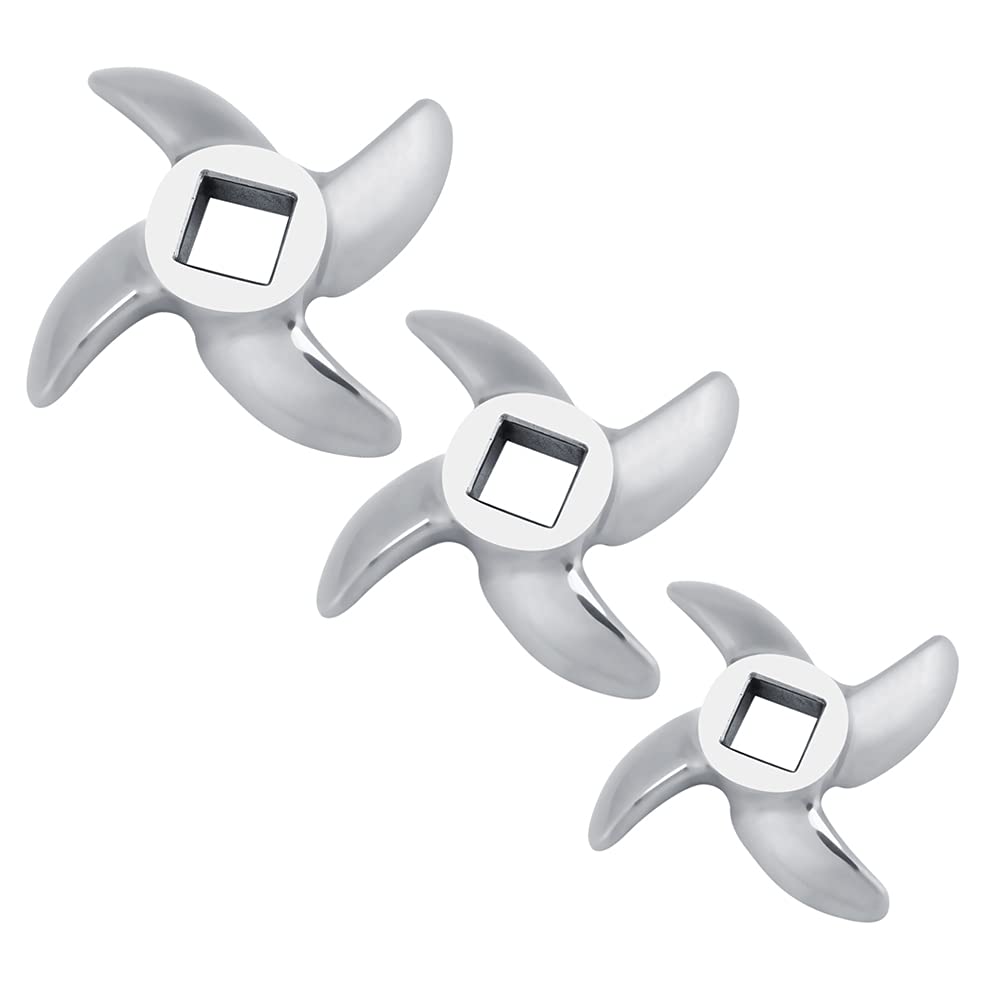 Lame Hachoir à Viande Acier Inoxydable Taille 12 - Pièce De Rechange Yctze