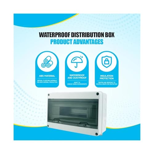 Boîte de distribution étanche IP65 boîtier ABS série HT finition soignée