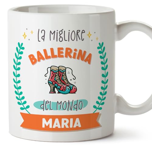 Mugffins Tazza Personalizzata in ceramica per BALLERINA donna 11 oz