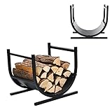 Photo Gallery gymax porta legna da ardere, telaio in ferro, struttura stabile e robusta, forma di u, design moderno, per interni ed esterni, 43 x 37 x 39,5 cm, nero Photo Gallery gymax porta legna da ardere, telaio in ferro, struttura stabile e robusta, forma di u, design moderno, per interni ed esterni, 43 x 37 x 39,5 cm, nero