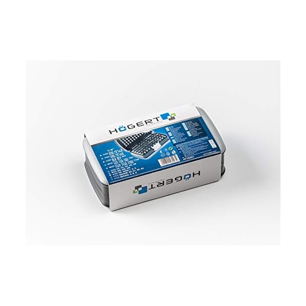Högert Schraubendreher-Bitsatz – Schraubendreher-Bits Werkzeug Bits Schraubendreher Schraubenzieher Set Bitsatz – Silber, 1/4”, HT1R461, 50-tlg – Bild 7