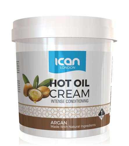 Image of ican London Argan Oil Hair Conditioning Cream, Hot Oil Treatment, 1 kg
