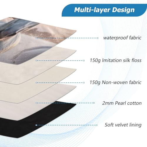Funda para notebook 13-14 pulgadas con diseño de caballos blancos miniatura 4