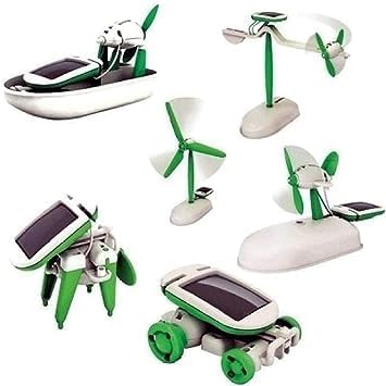 SAMEEN Collection 6 in 1 Educational Solar Energy Kit Solar Science Spectacular for Kids (Multi)