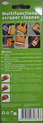 Razor Blade Scraper Tool with 15pcs Extra Blades, Cleaning Razor Scraper for Glass, Glass Top Stove Scraper for Oven Door, Cooktop Scraper, Glass Scraper Cleaning Paint from Glass - Image 7