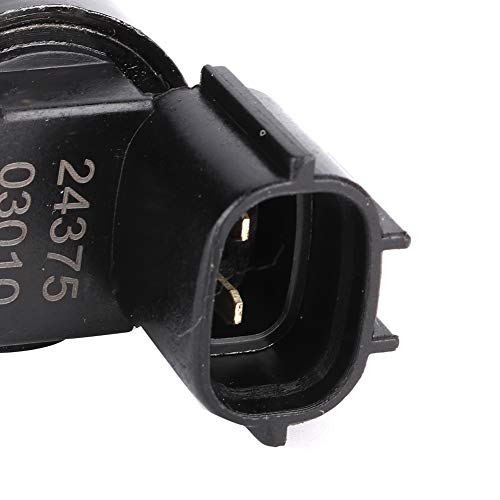 Terisass Magnetventil 24375-03010 Auto Nockenwellen-Magnetventil-Austauschsatz mit variabler Steuerzeiten, Aluminium, Passend für Picanto, Rio, i10, i20 2011-2018, Silber