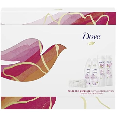 Dove Geschenkset Strahlendes Ritual mit Kosmetikhaarband Cover