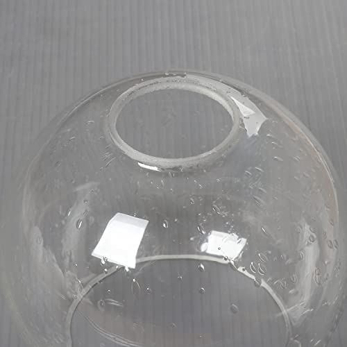 Anmire Clear Seeded Glass Globe Lamp Shades Replacement Lampshade Cover With 1-5/8-Inch For Wall Sconce Pendant Lighting G0091 #TOP4