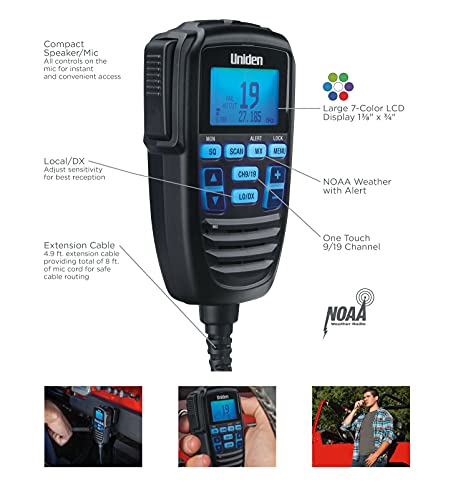 Uniden CMX760 Bearcat Off Road Series Compact Mobile CB Radio - image 7