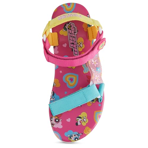 The Powerpuff Girls Ladies Classic Double Strap Sandals - Powerpuff Girls Slip On Slides Shoes4