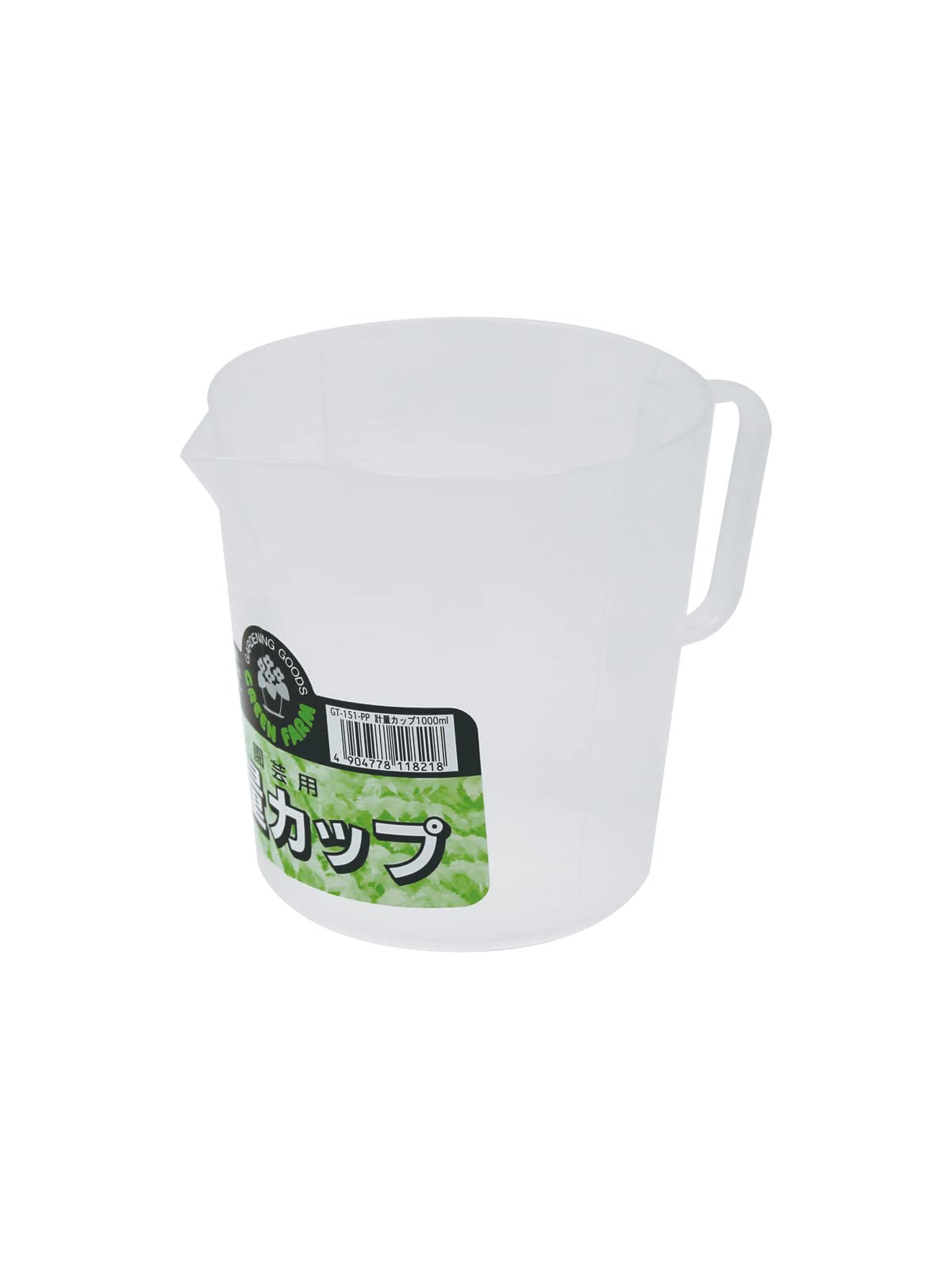 Amazon.co.jp: 台和 園芸用 計量カップ 1000ml メモリ付き クリア 日本