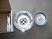 Kohler 122456 K-8813-CP Stainless Steel Sink Strainer, Polished Chrome,3.5