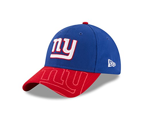 NFL New York Giants 2016 Women's Side Line LS 9TWENTY Adjustable Cap, One Size, Blue/Red
