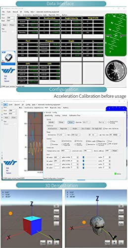 【Wt61 Accelerometer+Tilt Sensor+Usb-Uart 6-In-1 Converter】Acceleration(+-16G)+Gyro+Angle(Xy Dual-Axis) With Kalman Filter, Mpu6050 Ahrs Imu (Unaffected By Magnetic Field), For Pc/Arduino/Raspberry Pi #TOP6