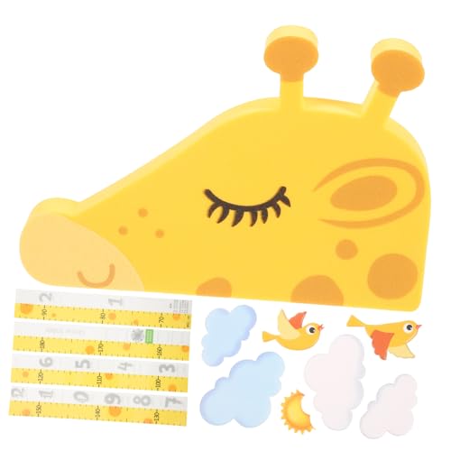 Autocollant hauteur girafe pour mesurer vos enfants sans laisser de traces